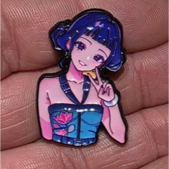 Netflix KPOP Demon Hunters Huntrix Golden Anime Style Collection Enamel Pin - Picture 5 of 10